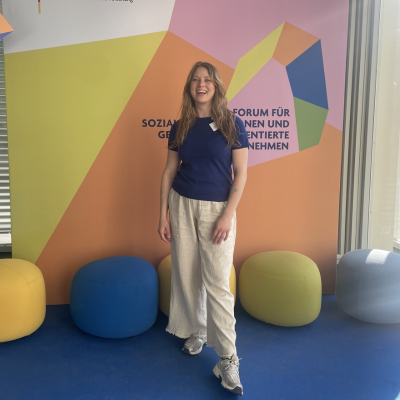 Aurelija bei Sigu Plattform 2025 in Berlin